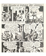 1946 Gillette Razors Police Comic Advertisement Vintage Shaving War Bond... - $28.11 CAD