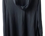Alison Brittany Black Sweater Womens XL Cowl Neck Lightweight Kerchief Hem - $16.59