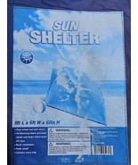 Walmart-Brand Beach Sun Shelter 9&#39;x6&#39; UV UPF 50 Blue - $224.47 MXN