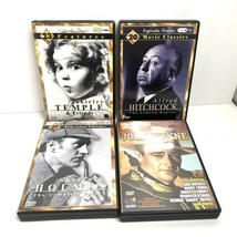 Lot Of 4 DVD  Sets Sherlock Holmes, John Wayne, Shirley Temple Alfred Hitchcock - £10.62 GBP