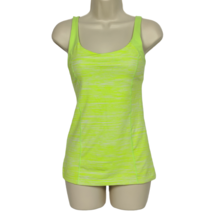 Victoria Secret Sport Sexy Sport Athletic Tank Top XS Green Striped Scoo... - $28.23 CAD