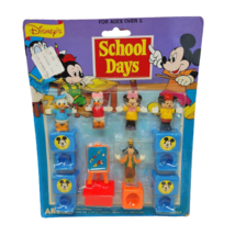 Vintage Arco Disney School Days 6067 Mattel Mickey Minnie Goofy Donald New Nos - £29.18 GBP