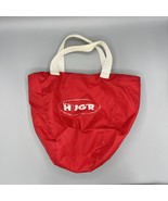 Red Nylon Bag White Handles Ball Hug&#39;r Bowling Ball Holder Sling - $14.84