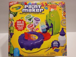 New Crayola Paint Maker Multi Color DIY Craft Set Kids Play Kit Toy Gift NIB - £47.96 GBP