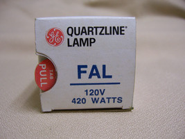 4pcs GE Quartzline FAL 120V 420 Watts Projection Stage Lightbulb NOS usa - £19.56 GBP