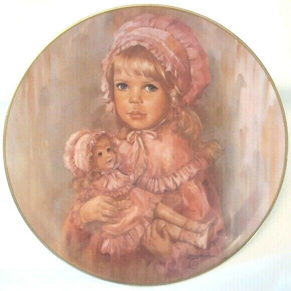 Primary image for Gorham China Leo Jensen DANA AND DEBBIE Antique Doll Sugar & Spice Plate