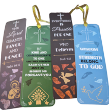 Set of Four Assorted Inspirational Christian Bookmarks - £3.07 GBP