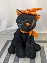 Mary Meyer Sweet Rascals Halloween Black Cat Plush Witch Hat 2003 9 Inch Stuffed - $99.95