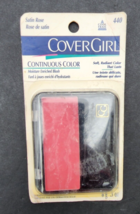 Cover Girl Continuous Color Blush Moisture Enriched Satin Rose 440 - £21.19 GBP