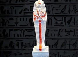 White Marble Egyptian model shabti (Ushabti) Statue, handmade marble sto... - $89.00