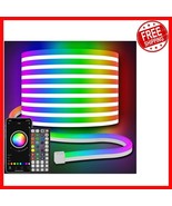 Impressive 32.8Ft Neon LED Rope Lights - App &amp; Remote Controlled with Mu... - $1,013.73 MXN