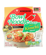 Nong Shim Kimchi Noodle Soup Bowl (12x3.03Oz) - $1,452.53 MXN