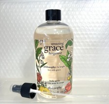 NEW Philosophy Amazing Grace Bergamot Body Spritz Body Spray 16 fl oz W/ Sprayer - £38.14 GBP