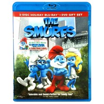 The Smurfs (3-Disc Blu-ray/DVD, 2011, Widescreen) Like New !  *A Christmas Carol - $9.48