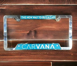 Carvana License Plate Frame (the new way to buy a car) - No Screws - $269.18 MXN
