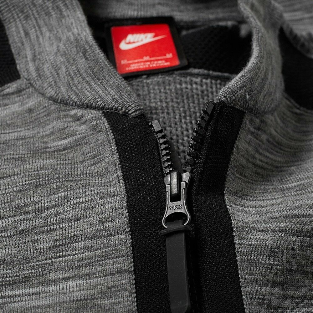 new womens XL NIKE NSW/sportswear tech knit bomber grey/819031-065 $250 jacket Item image 4