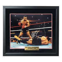 Mike Tyson Autographed 16x20 Photo Framed vs. Berbick Signed BAS Memorabilia - £436.53 GBP