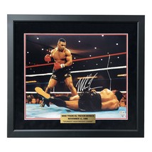 Mike Tyson Autographed 16x20 Photo Framed vs. Berbick Signed BAS Memorabilia - £414.96 GBP