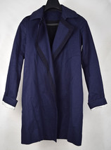 Joseph Coat Glam Heavy Cotton Navy Jacket 36 Womens - £78.84 GBP