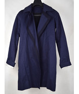 Joseph Coat Glam Heavy Cotton Navy Jacket 36 Womens - £77.85 GBP