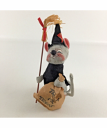 Annalee Mobilitee Doll Country Mouse Halloween Witch Trick Treat Vintage... - $39.55