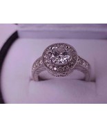 IGL  Certified! $14879  Estate 14k White Gold  1.57ct   Diamond Ring  Ap... - $17,172.86 CAD