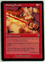 Flaming Sword - Mercadian Masques - 1999 - Magic the Gathering - $1.79