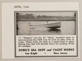 1946 Print Ad Zobel&#39;s 17&#39; Skipper &amp; 20&#39; Mate Boats Sea Bright,NJ - $9.17