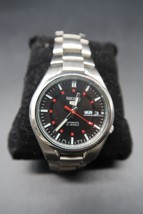 Vtg Seiko &#39;5&#39; Automatic 7S26 Men&#39;s Wrist Watch Black Face 21 Jewel Keeps... - $150.00