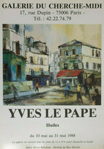 Yves The Pope – G. Of Cherche Midi - Original Exhibition Poster - 1988 - £112.51 GBP