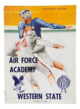 Air Force Contre Ouest State Octobre 13 1956 Officiel Jeu Programme - $38.78