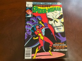 The Spider-Woman #3 Comic Book Vol.1, 1978 The Peril Of Brother Grimm Newsstand - £15.16 GBP