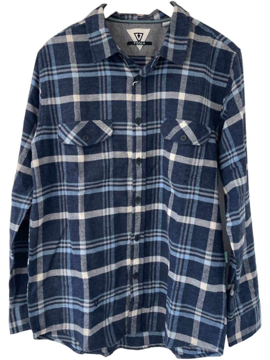 Vissla central coast flannel in Nightshade