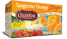 Celestial Seasonings Tangarine Orange Zinger Herbal Tea (6 Boxes) - £16.75 GBP