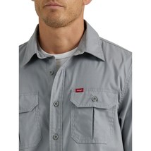 Wrangler® Men&#39;s Relaxed Fit Short Sleeve Twill Shirt, Sharksin Size 3XL - £17.91 GBP