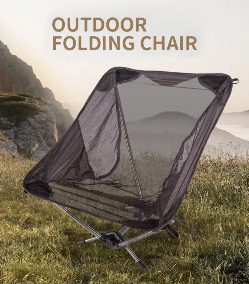 Camping Chair - Low Profile Folding Chair for Camping, Beach, Picnic, Barbeques, - £35.37 GBP