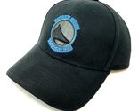 MVP Golden State Warriors Logo Basketball Black Curved Bill Adjustable Hat - £16.51 GBP