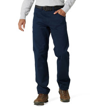 Wrangler Men&#39;s Workwear Relaxed Fit Work Pant, Navy Blue Size 36 x 34 - £21.01 GBP