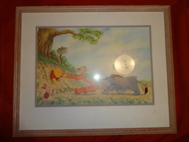 Disney Winnie The Pooh Stuck at Rabbit&#39;s House M.A.D. Vernon CA Framed A... - £82.96 GBP