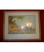 Disney Winnie The Pooh Stuck at Rabbit&#39;s House M.A.D. Vernon CA Framed A... - £82.62 GBP