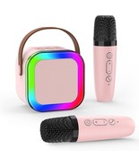 Mini Karaoke Machine for Kids Adults Portable Bluetooth Speaker with 2 W... - $60.54