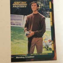 Star Trek TNG Profiles Trading Card #54 Wesley Crusher Wil Wheaton - £1.55 GBP