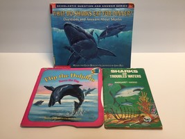3 Bks Sharks and Troubled Waters/Flip The Dolphin/What Do Sharks Eat For Dinner? - £1.84 GBP
