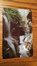 015 Vintage RPPC Rainbow Falls Watkins Glen NY Postcard Waterfall Color - £1.55 GBP