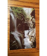 015 Vintage RPPC Rainbow Falls Watkins Glen NY Postcard Waterfall Color - £1.56 GBP