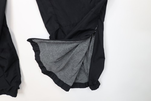 Vintage 90s J Crew Gym Mens Size Small Lined Wide Leg Windbreaker Pants Black Item image 5