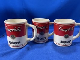 No Date - Set Of 3 Campbell&#39;s Soup Advertising Collectable Cups - $14.95