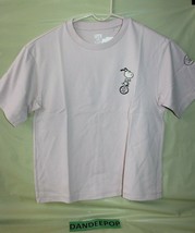 UT Uniqlo XXS Yu Nagaba Peanuts Snoopy Dog Pink Unicycle T Shirt - £23.67 GBP