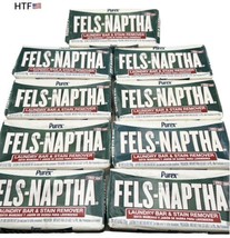 Fels Naptha Laundry Bar And Stain REMOVER- Pack Of 9 - £31.27 GBP