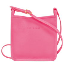 Longchamp Le Foulonne Small Zipped Leather Crossbody ~NWT~ Candy - £252.76 GBP